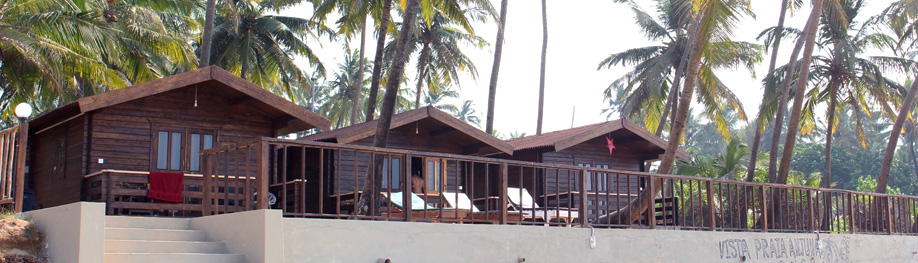 Vista Praia Beachfront Cottages Anjuna Goa